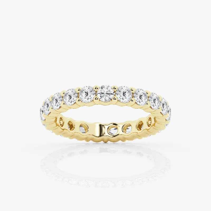 zirconia necklaces for women -Empowering Round Eternity Band