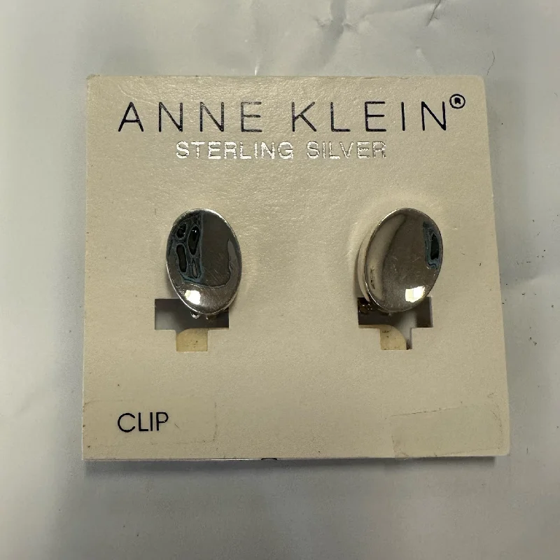 anniversary earrings for women -Earrings Sterling Silver Anne Klein