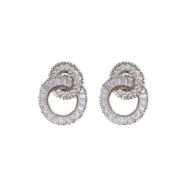 vintage earrings for women -GrEightful CZ earrings