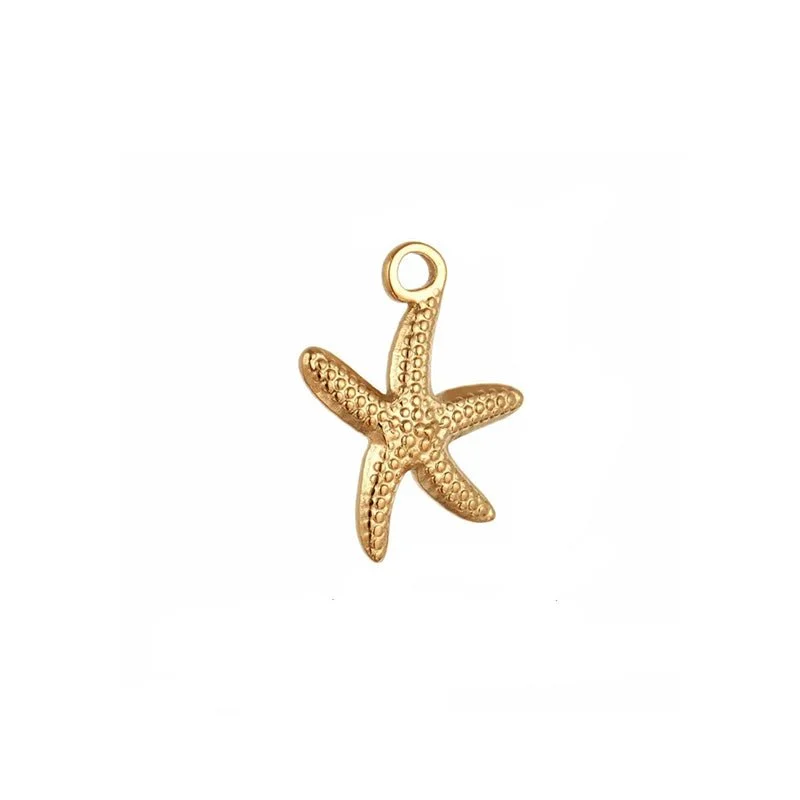 charm earrings for women -Starfish Charm