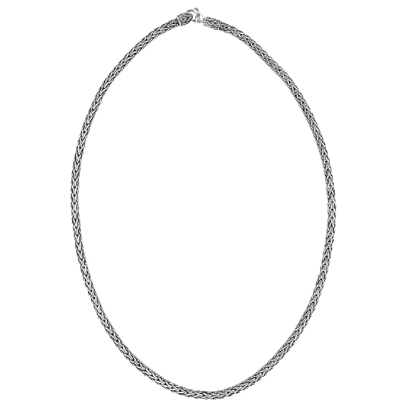 classic necklaces for women -Chains Icon Silver Slim  Necklace 20" by John Hardy