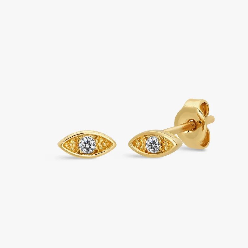 luxury diamond earrings for women -Lucky Eye Stud Earrings