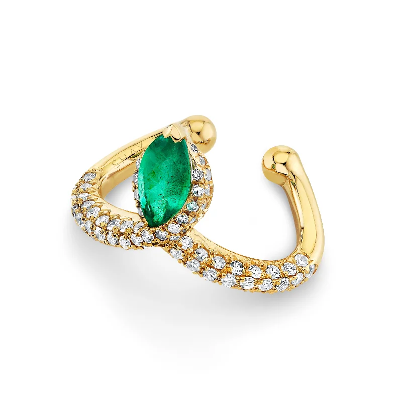 Yellow Gold/Emerald