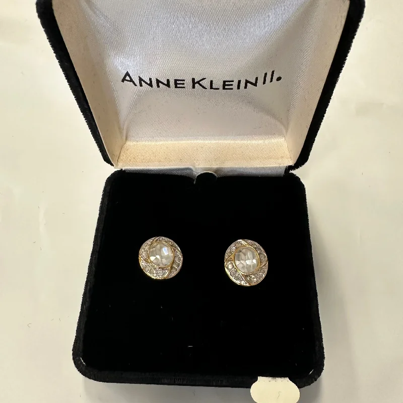 luxury pearl earrings -Earrings Stud Anne Klein