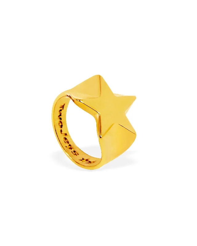 large statement rings -Shooting Star Ring