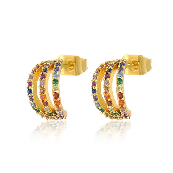 teardrop earrings for women -Multinaire Earring