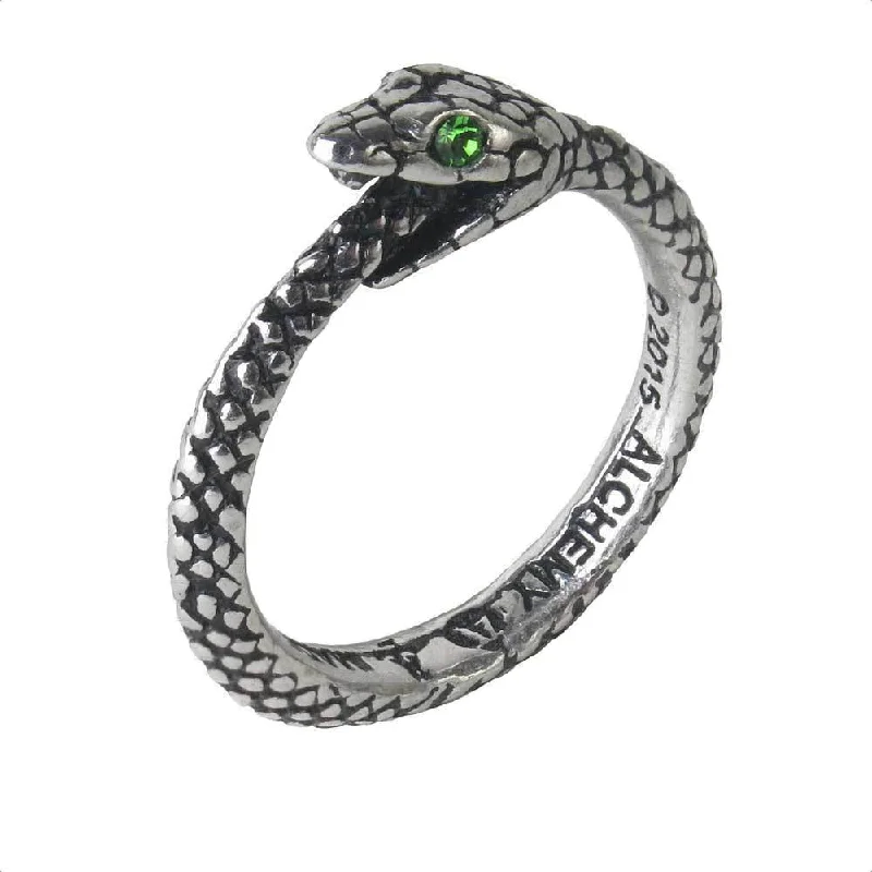 anniversary rings for women -The Sophia Serpent Ring Ouroboros by Alchemy Gothic