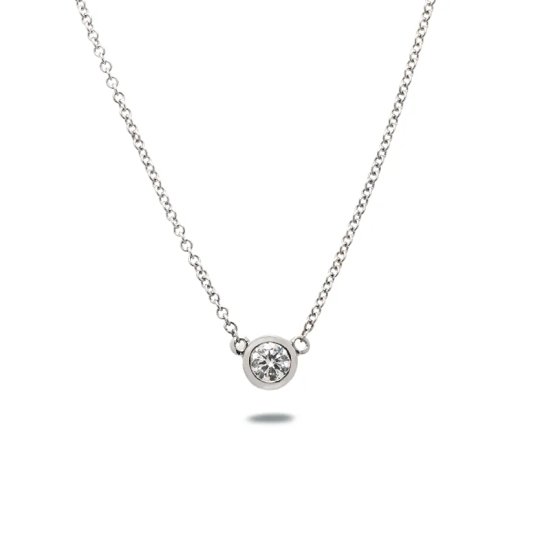 birthday gift necklaces for women -0.38ct Lab Grown Diamond Mae Necklace