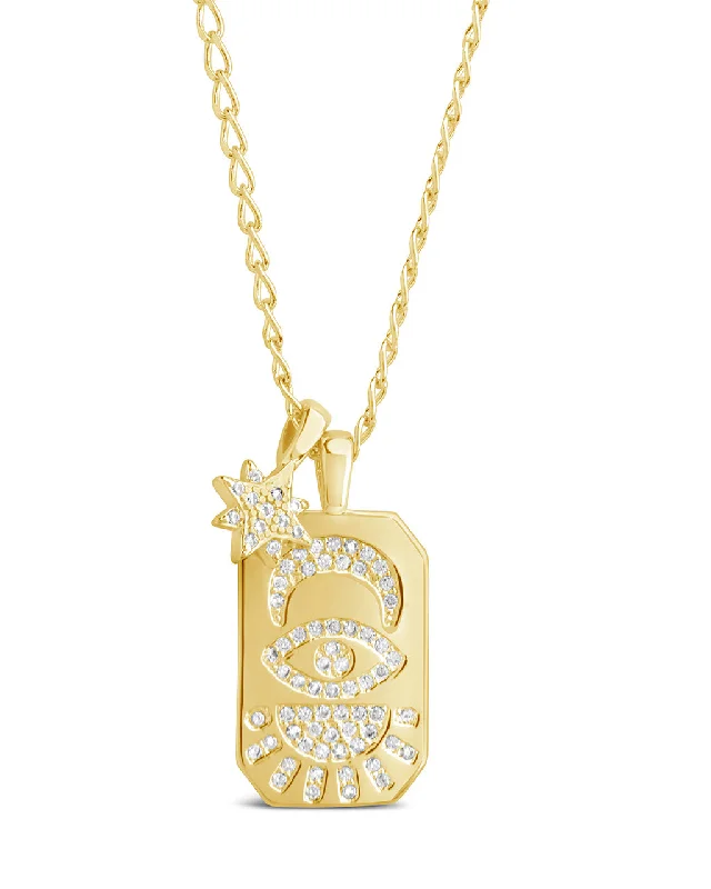 luxury pendant necklaces for women -Galexi CZ Pendant Necklace