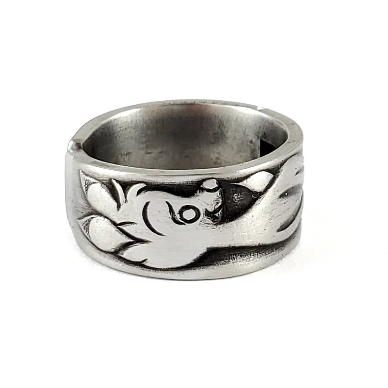 fashion rings for women -Disney's Bambi Stainless Steel Spoon Ring