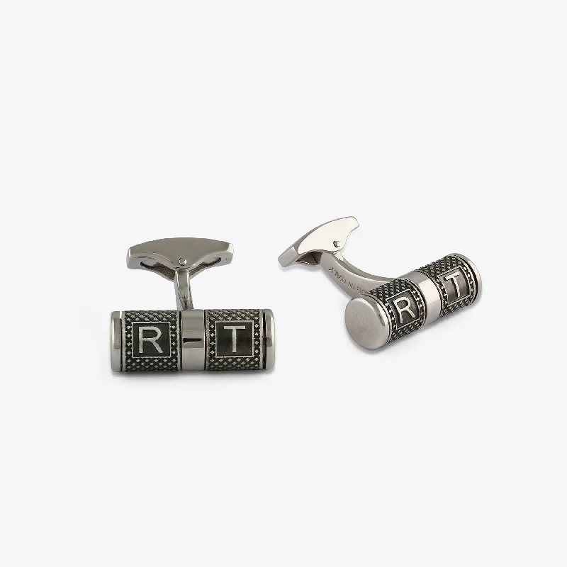 friendship bracelets for women -Lucky Me Cufflinks In Rhodium Plated Silver