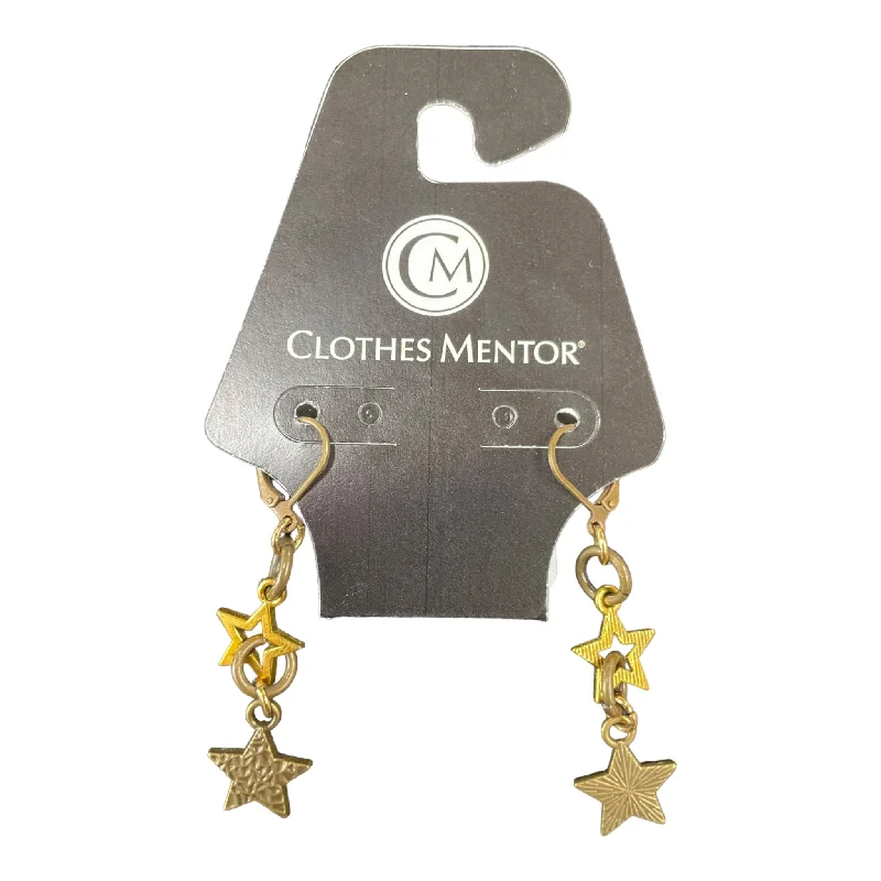 women's gold earrings -Earrings Dangle/drop By Cmf