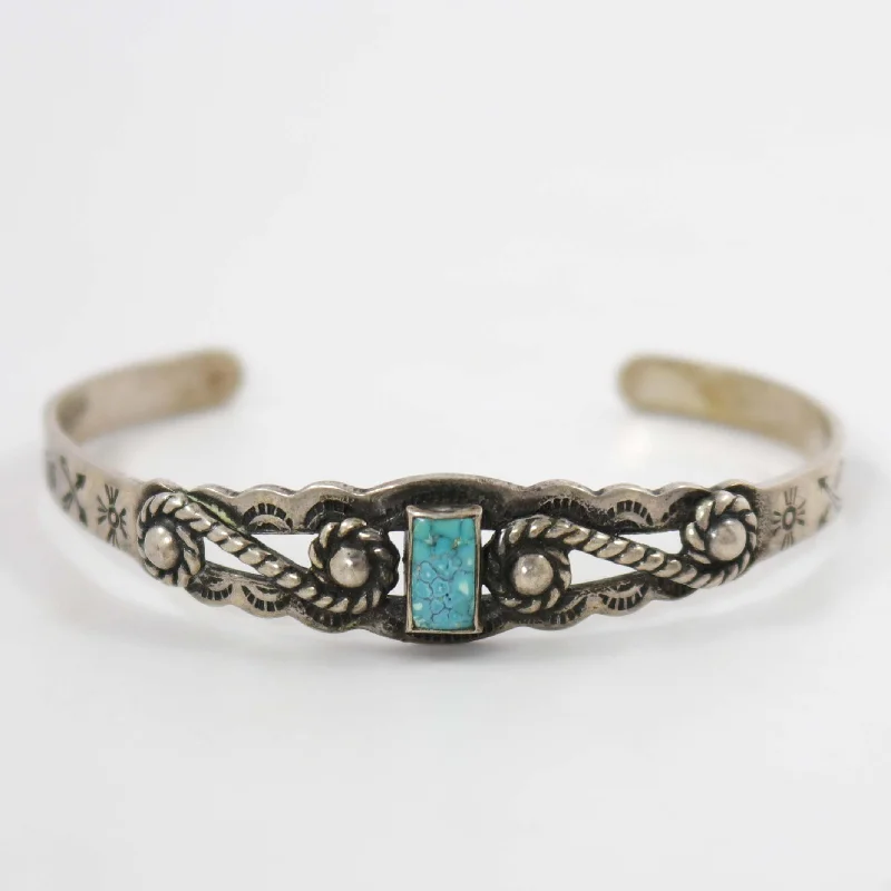 turquoise bangles for women -1940s Fred Harvey Cuff