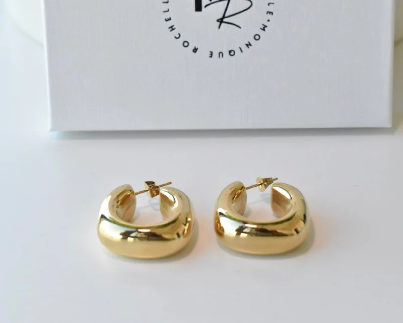 artistic earrings for women -Aria Hoop Earrings