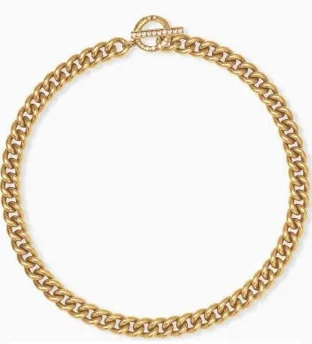 bridal necklaces for women -Whitley Vintage Gold Plated Chain Necklace by Kendra Scott