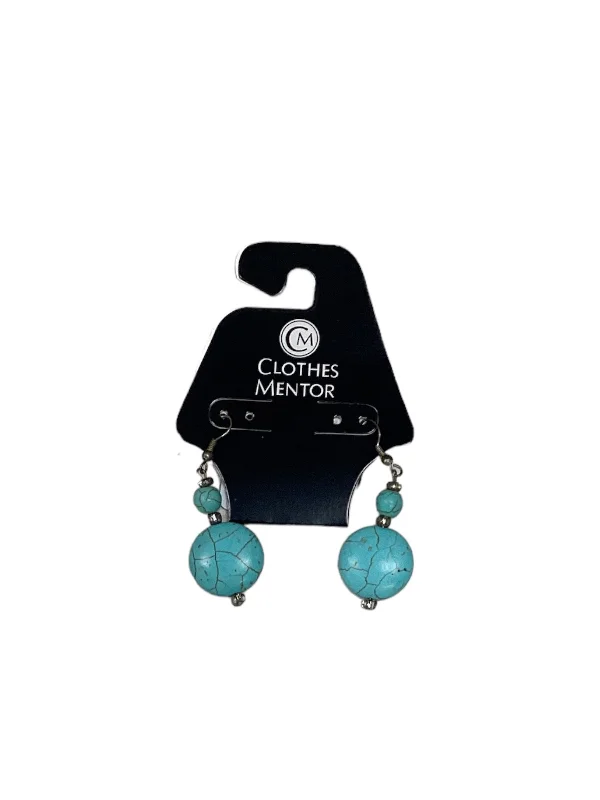 turquoise earrings for women -Earrings Dangle/drop Clothes Mentor, Size 1