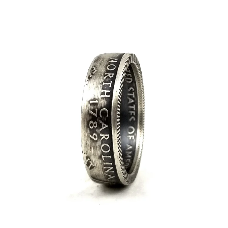 unique rings for women -90% Silver North Carolina Quarter Ring