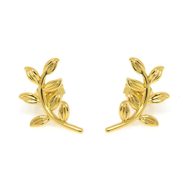 ear cuffs for women -Beanstalk Stud