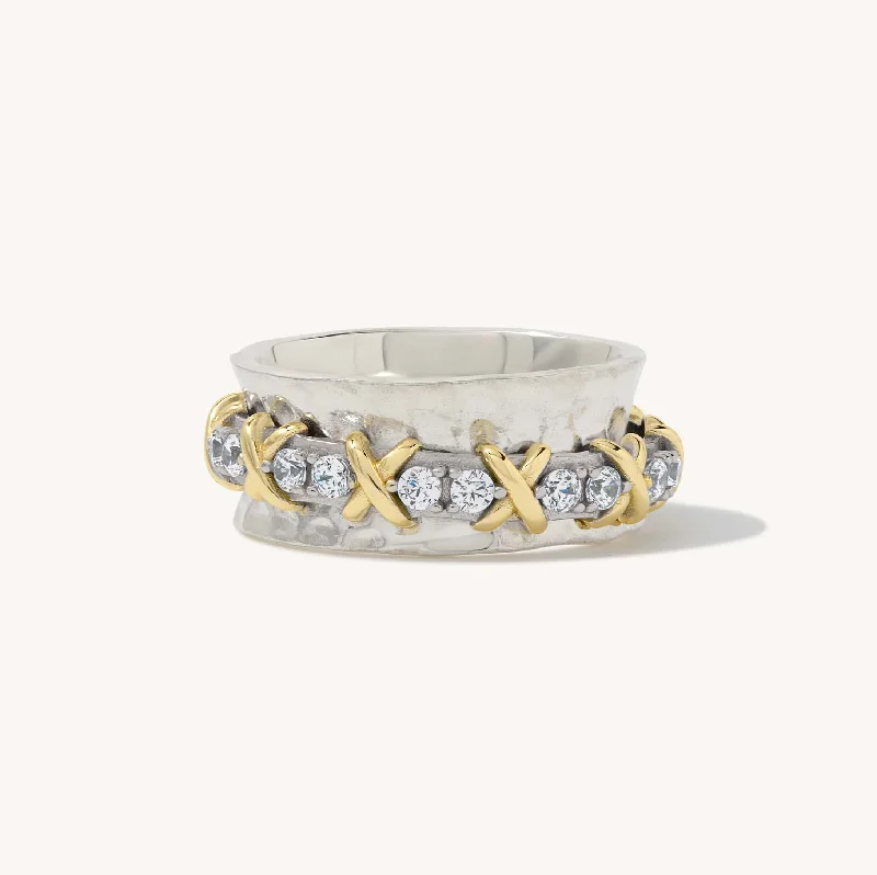 gold plated rings for women -Giana Spinner Ring