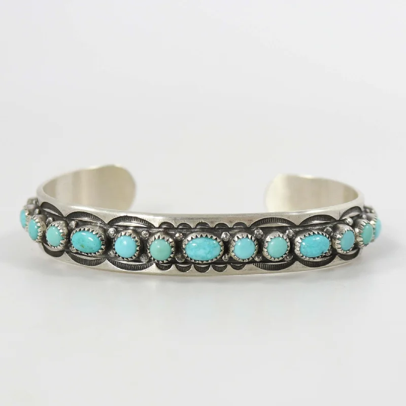 wedding bangles for women -Turquoise Cuff