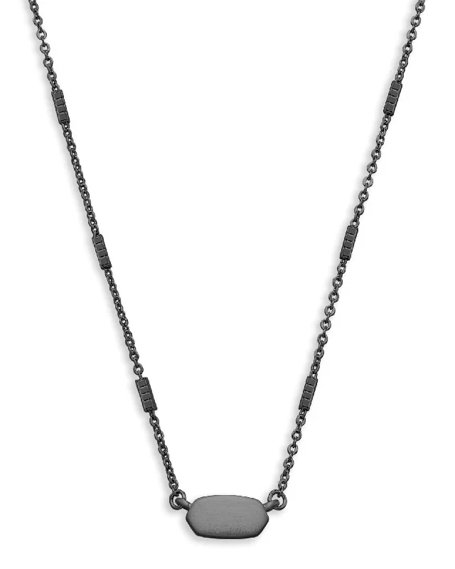 fancy necklaces for women -Fern Silver Plated Necklace by Kendra Scott