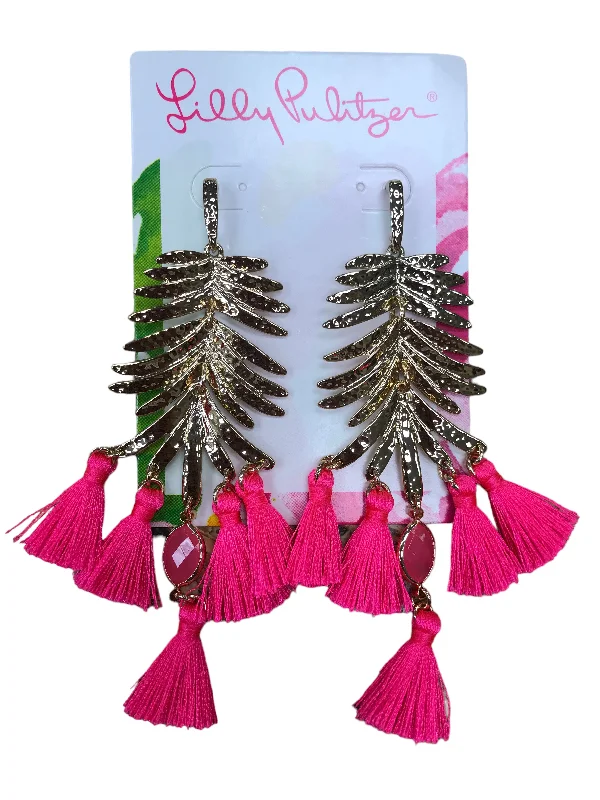 gold dangle earrings -Earrings Dangle/drop By Lilly Pulitzer