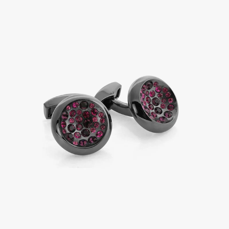 carved bracelets for women -RT SW CONSTELLATION CUFFLINK - Round Pink