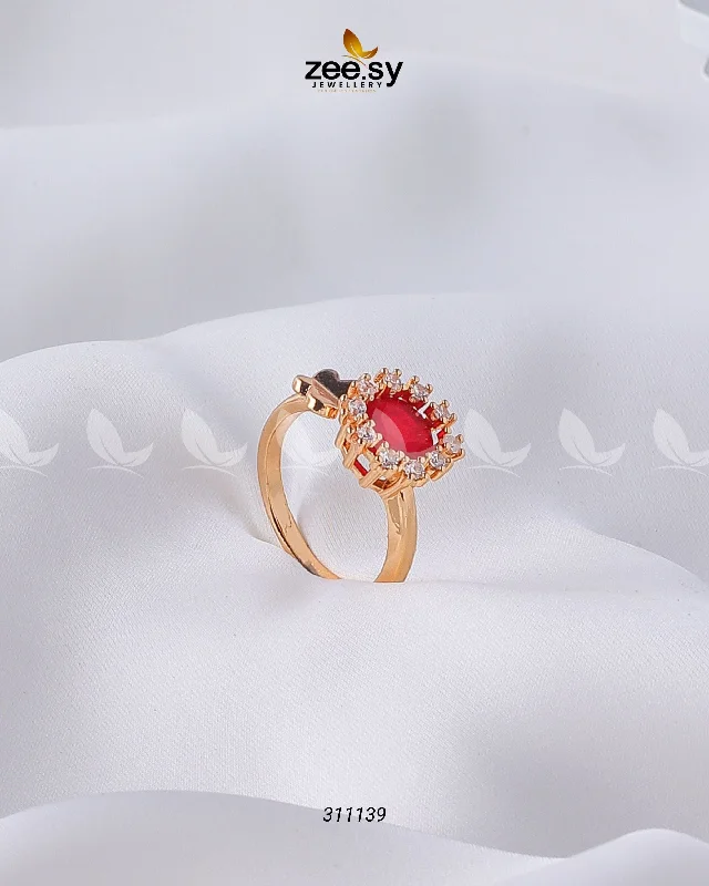 gold rings for women -Peony Ring