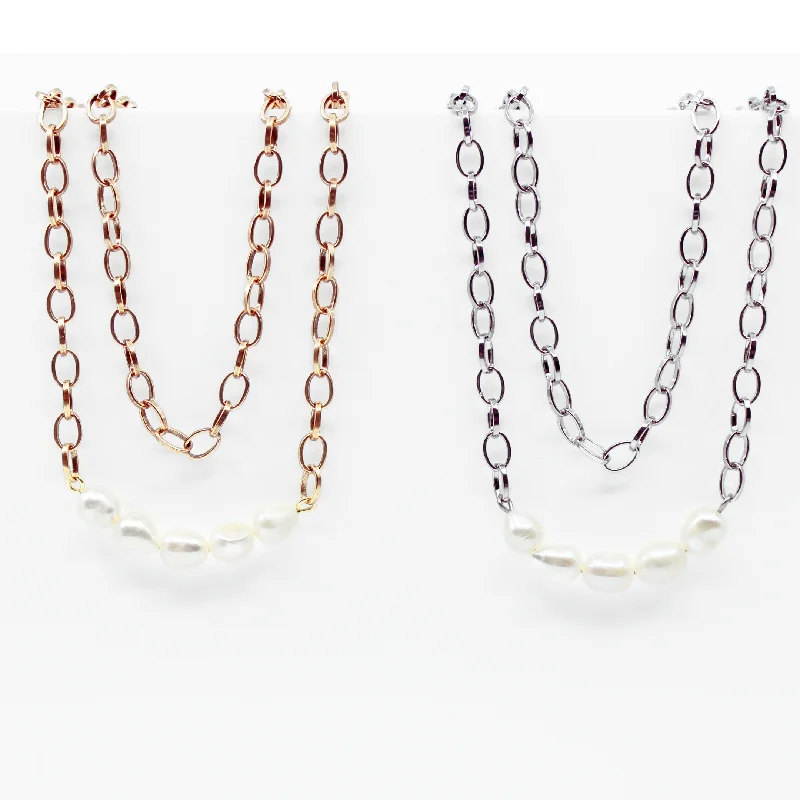 diamond rings for women -PEARL | Layering Chain