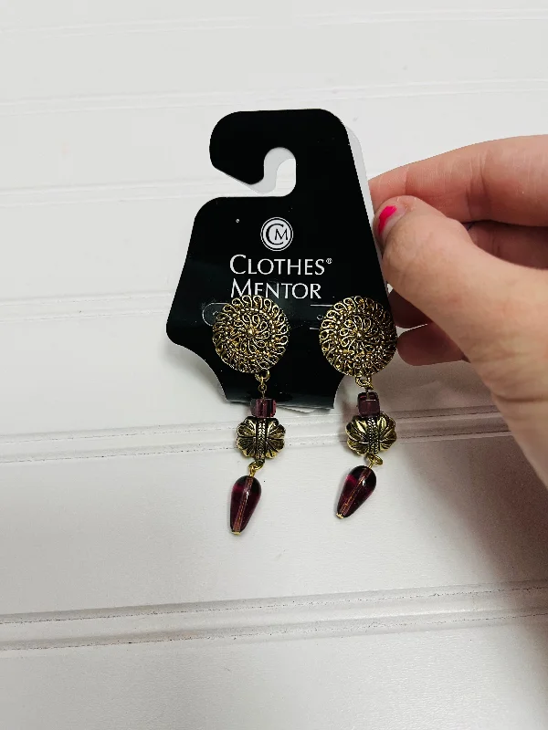 trendy hoop earrings -Earrings Other By Clothes Mentor