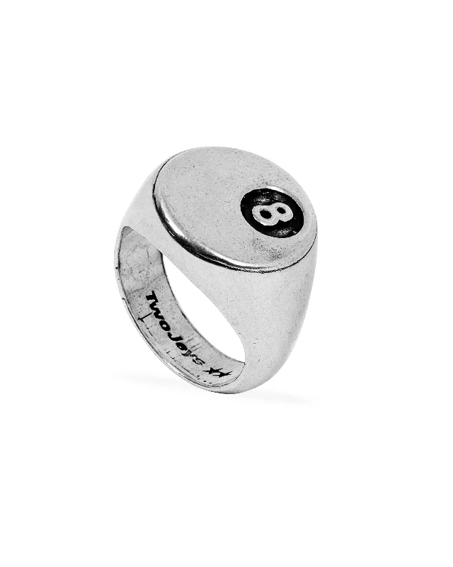 classic wedding rings for women -8 Ball Ring