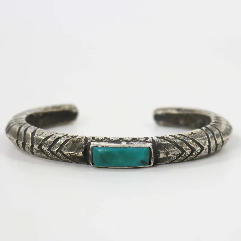 bridal bangles for women -Fox Turquoise Cuff