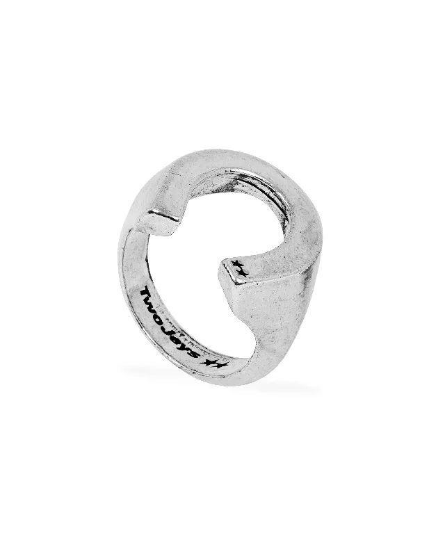 double band rings -Horseshoe Ring