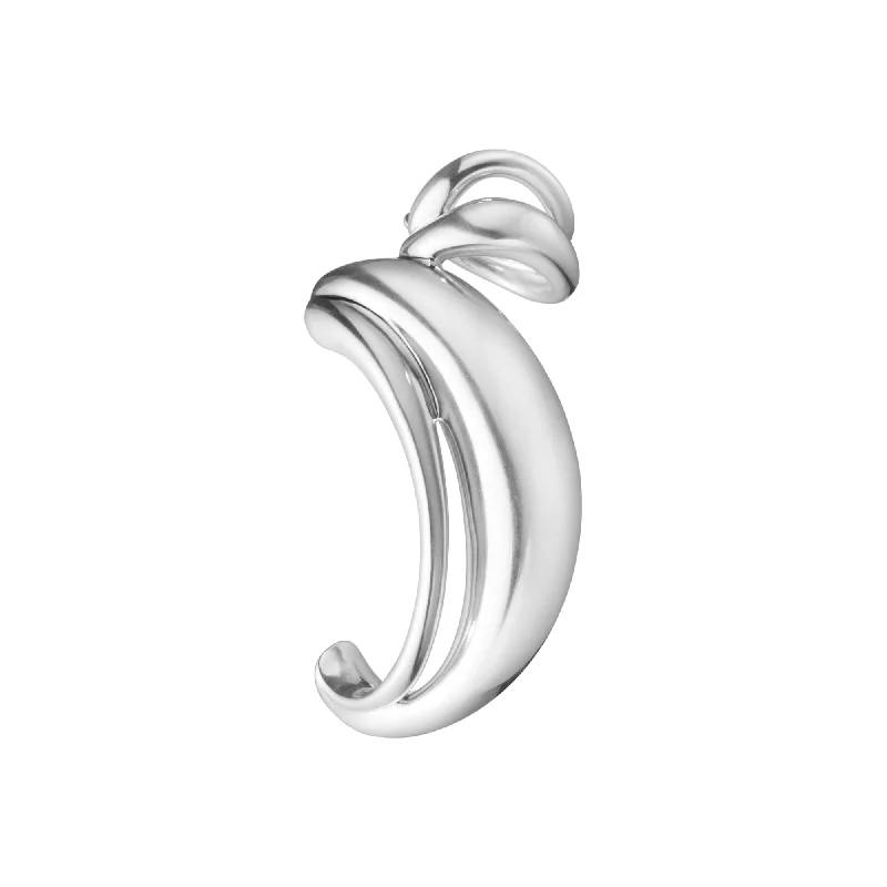 chic bangles for women -Arc Silver Ear Cuff