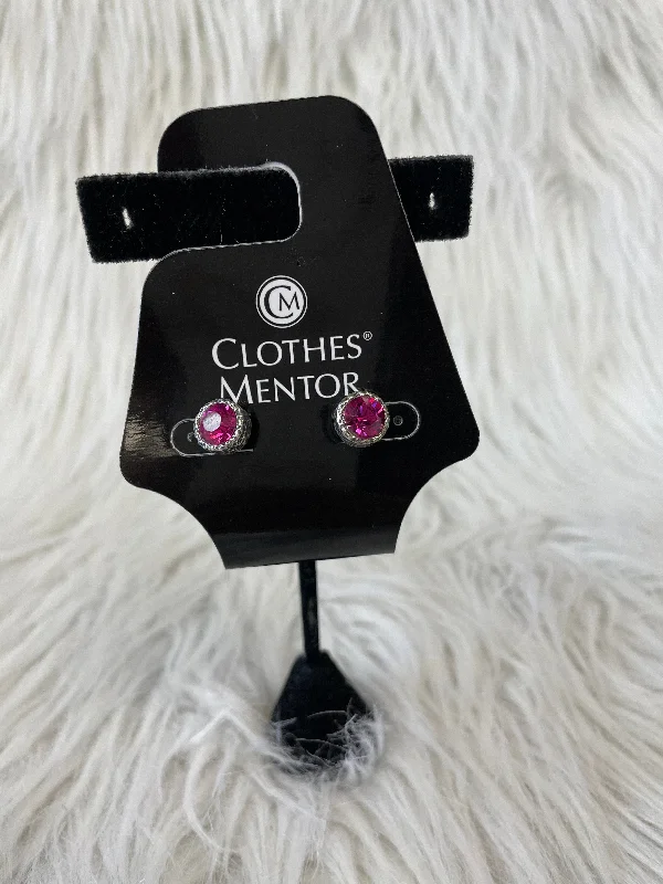 women's silver earrings -Earrings Stud By Clothes Mentor