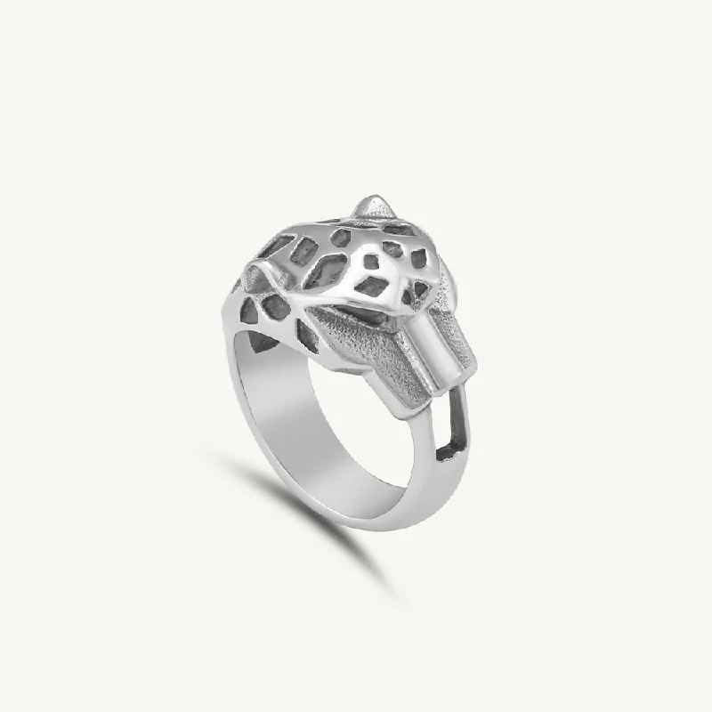 birthstone rings for women -Leopard Men's Ring