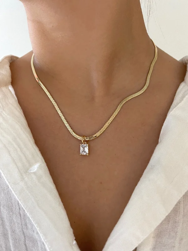 gold plated necklaces for women -DIANA NECKLACE