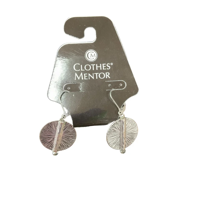 mixed metal earrings for women -Earrings Dangle/drop By Clothes Mentor