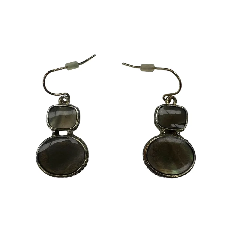 minimalistic earrings for women -TAN EARRINGS DANGLE/DROP by CLOTHES MENTOR