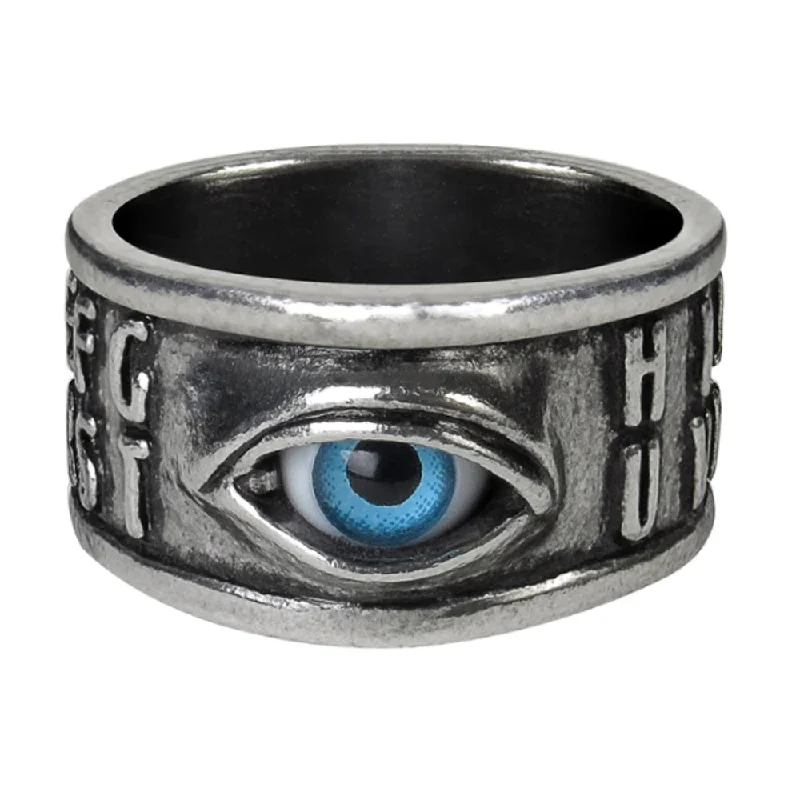 engagement rings with gemstones -Ouija Eye Ring by Alchemy Gothic