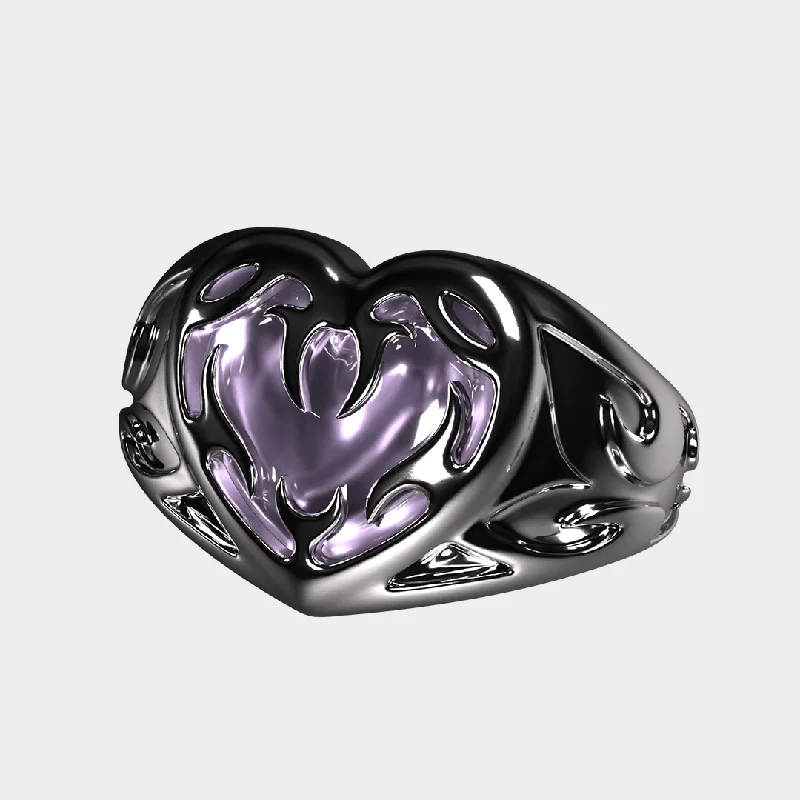 elegant rings for women -Clementine - Purple Ring