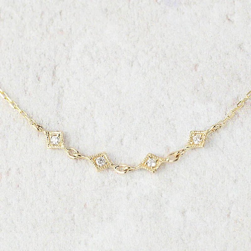 infinity necklaces for women -Multi Star Diamond Necklace