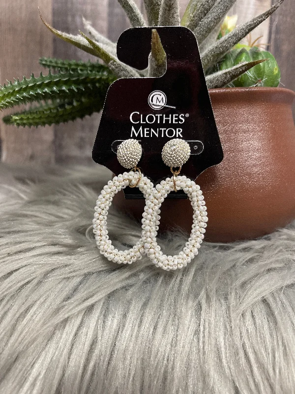 elegant pearl earrings -Earrings Dangle/drop By Cmf