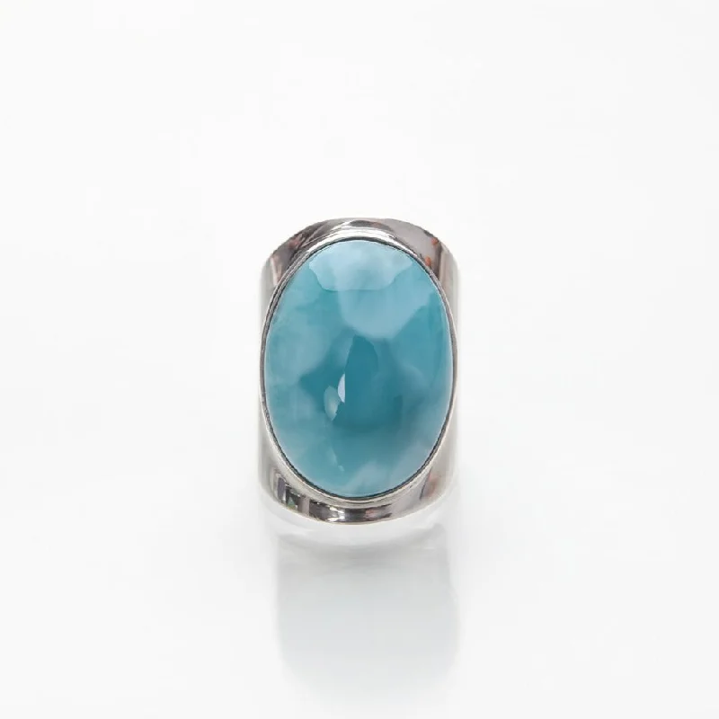 trendy rings for women -Larimar Ring Thiago