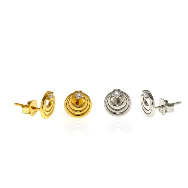 lightweight earrings for women -Luna Stud