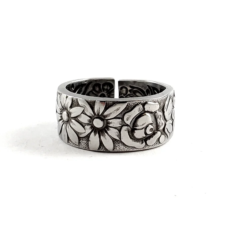 square rings for women -Oneida Malibu Stainless Steel Spoon Ring