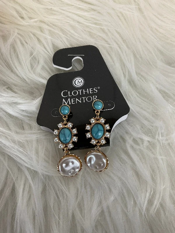 pearl cluster earrings -Earrings Dangle/drop Clothes Mentor