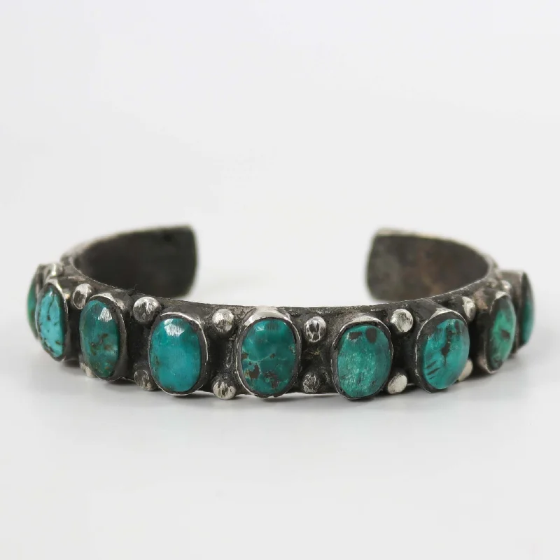 colorful bangles for women -Fox Turquoise Cuff