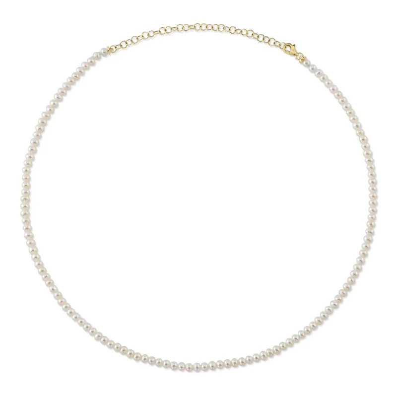 simple pearl necklaces for women -Pearl Nekclace