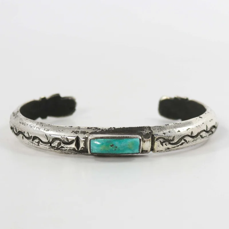 designer bangles for women -Fox Turquoise Cuff